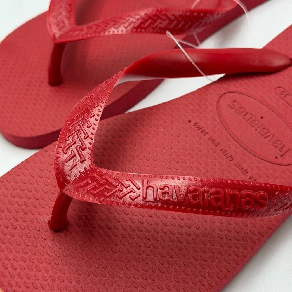 Havaianas Red Women's Flip Flop Sandals - Picture 5 of 7